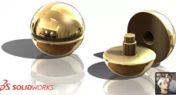 Golden Touch Perfume Bottle