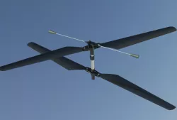 Helicopter main rotor blade (RC)