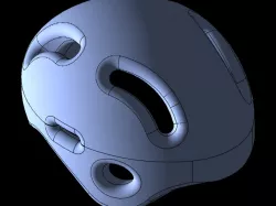 Helmet (Surface Modeling)