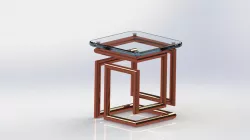 Infinity Cube Side Table