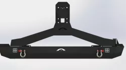 Jeep cherokee xj rear bumper