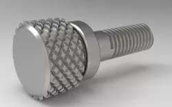 Knurling screw
