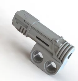Lego-compatible rocket launcher
