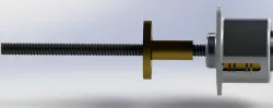 Linar mini step motor actuator