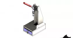 Manual forming fixture for hall sensor