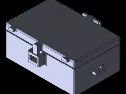 Mini Box with hing and Auto lock