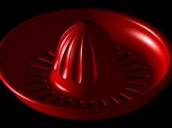 Mold design of a juicer plastic part