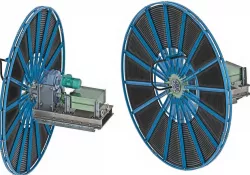 Motor-driven cable reel