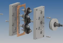 Multi Shaft Gearbox with Slip Clutch