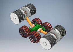 NASA (RASSOR) Regolith Drum Low gravity Excavator (The top 10 finalists of the challenge!)