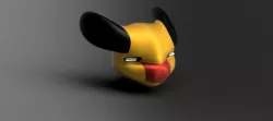 pikachu with realistic feature