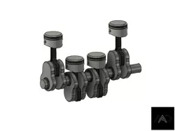 Piston & Crank Shaft Assembly, Engine Design