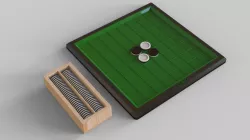 Plastic Othello Set with Pine Wood Case