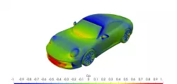 Porsche 911 carrera S solid for CFD or 3D printing 3D model