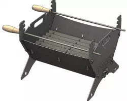 Portable barbecue grill