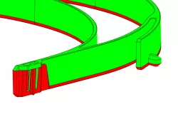Prusa Face Shield Headband (Injection Moulding)
