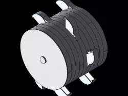 Regolith Collection Vessel Assembly