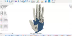 Robotic human hand