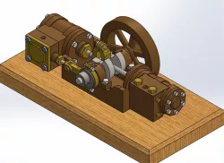 Scotch Yoke Steam Pump