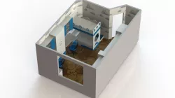 Set of children's furniture "Dolphin" - Комплект детской мебели "Дельфин"