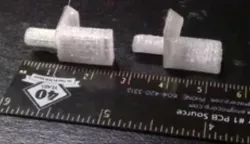 shelf plug non-tipping