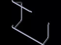Skid landing gear configuration