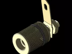 Speaker_Connector_Banana_4mm_Female_Black
