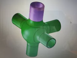 Split adaptor for ventilator