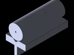 Thre points bending test system