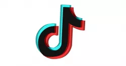 TikTok Logo 3D effect