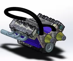 V6 Twin Turbo Engine