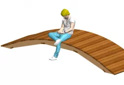 WOODEN ARCH BRIDGE