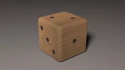 WOODEN DICE