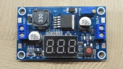 XL6009 boost converter with 7 segment display