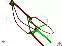 1968 Norton P11 frame tubes