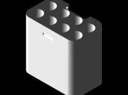 3D Printable AAA Battery Container