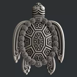 3d STL models for CNC router and 3d printer turtle 3D model