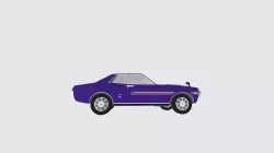 70s toyota GT 3D model