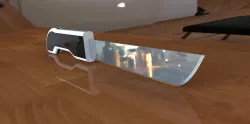 A kitchen knife 3D model