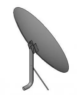 ANTENA SATELITAL  3D model