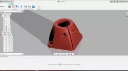 assembly foot for 26 mm diameter rod frame