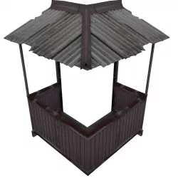 Balcony metais 01 11 Corner for Russia Low-poly 3D model