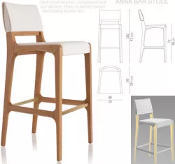 barstool Anna 3D model