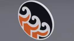 batik keris logo 3D model