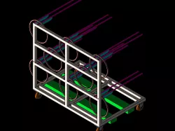 bead rack frame