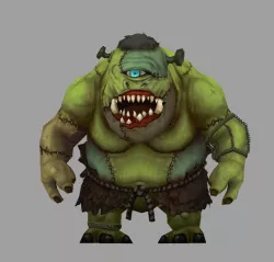 beast man Low-poly 3D model