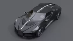 Bugatti La Voiture Noire - old 3D model