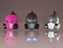 Pink Gas Mask – 6 underground – 3Demon - 3D print models download