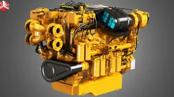 C32 Acert - V12 Marine Diesel Engine  3D model