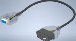 Cable DB9 female to OBD2